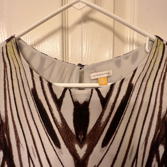 Leifsdottir OP silk Sarita butterfly print mini dress from Anthropologie - Picture 5 of 13